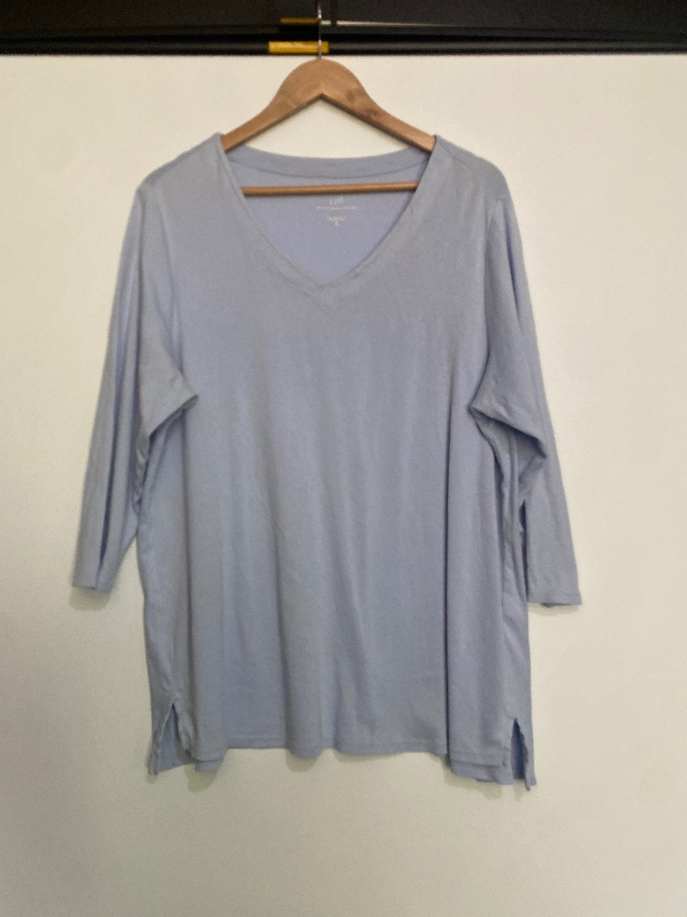 J.Jill XL Tall Pima Cotton 3/4 Sleeve Top